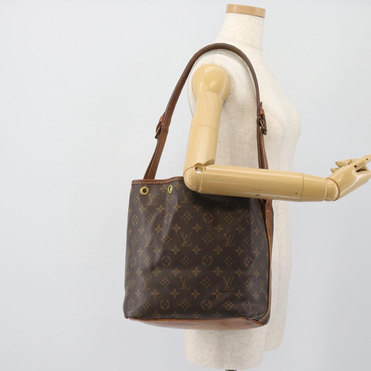 LOUIS VUITTON Monogram Petit Noe Shoulder Bag M42226 LV Auth 181696
