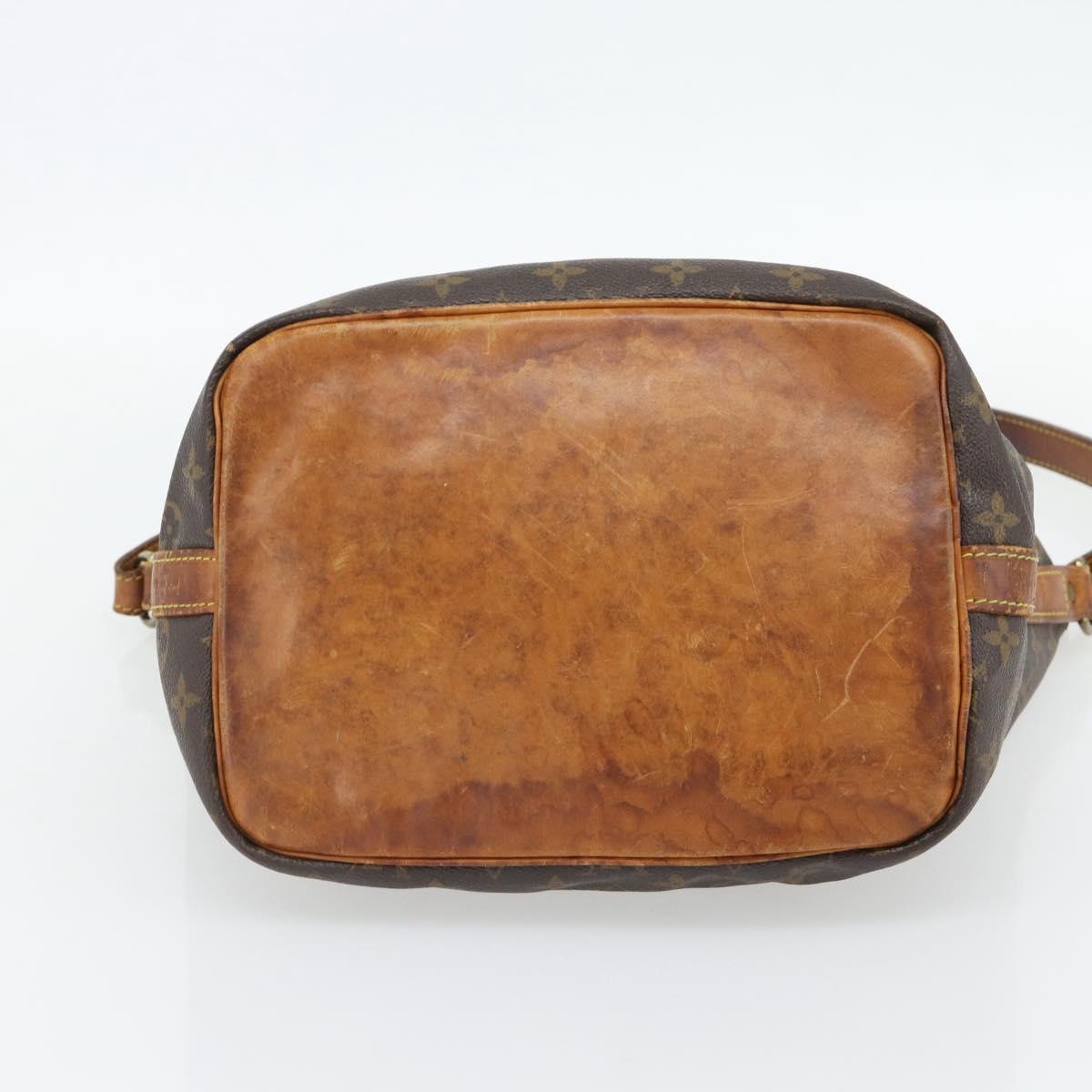 LOUIS VUITTON Monogram Petit Noe Shoulder Bag M42226 LV Auth 181696