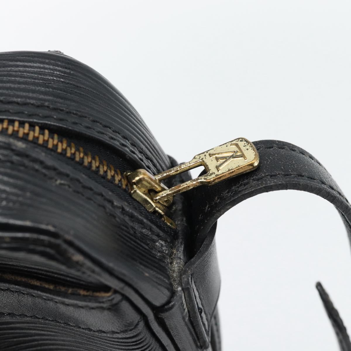 LOUIS VUITTON Epi Jeune Fille MM Shoulder Bag Black M52152 LV Auth 181701