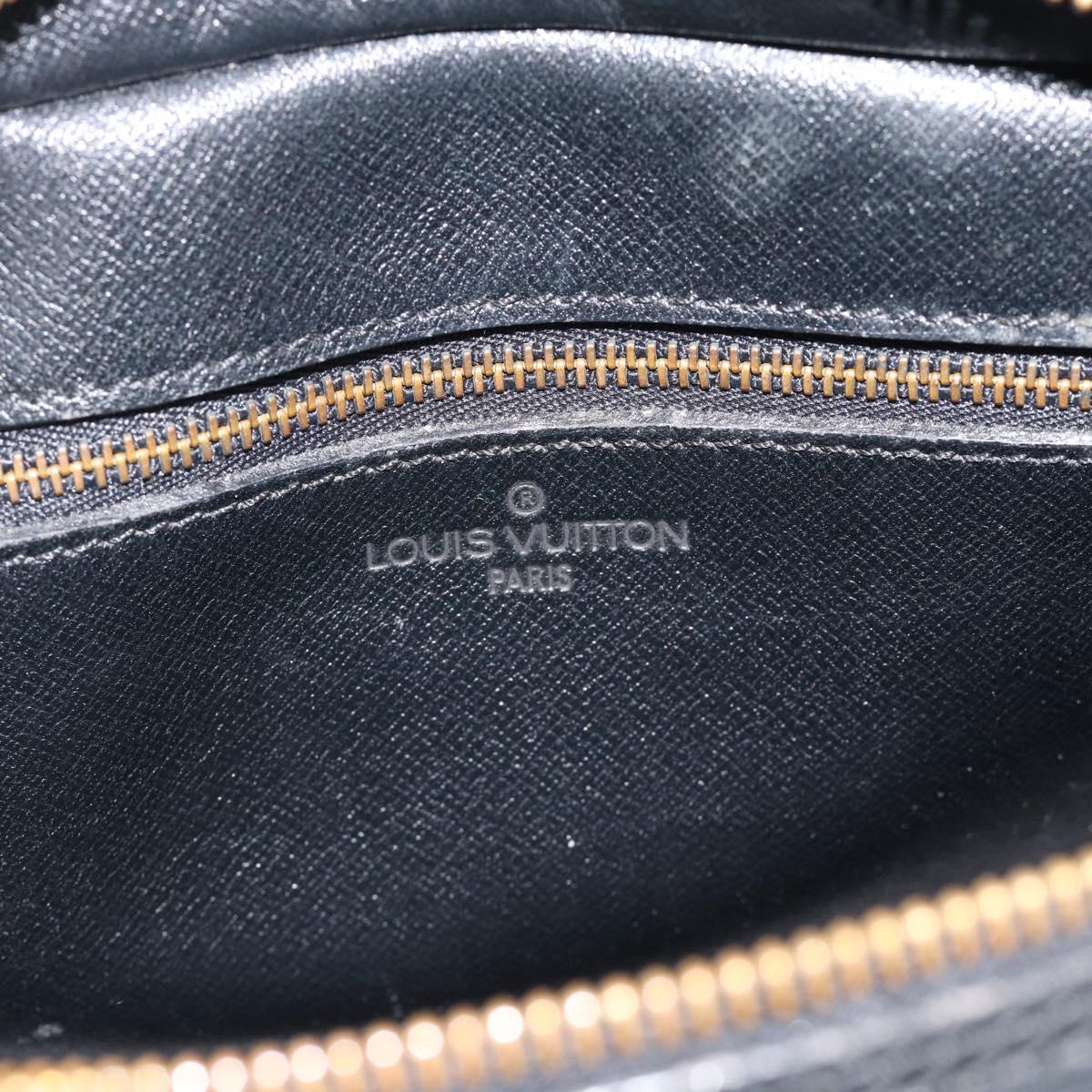 LOUIS VUITTON Epi Jeune Fille MM Shoulder Bag Black M52152 LV Auth 181701