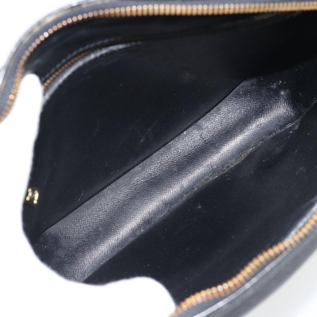 LOUIS VUITTON Epi Jeune Fille MM Shoulder Bag Black M52152 LV Auth 181701