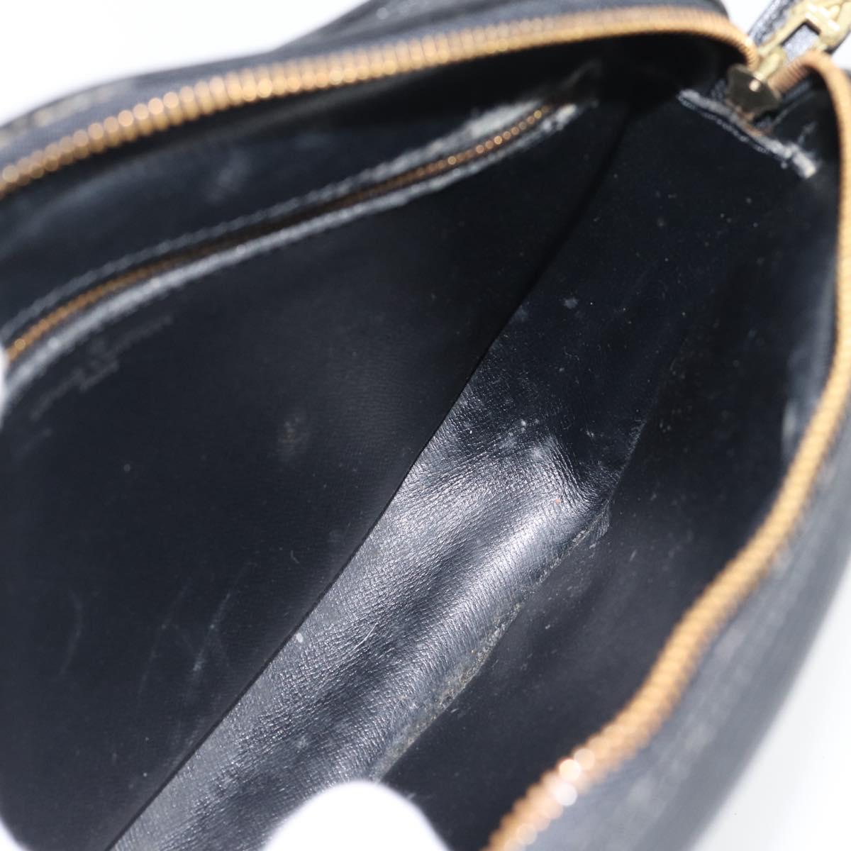 LOUIS VUITTON Epi Jeune Fille MM Shoulder Bag Black M52152 LV Auth 181701