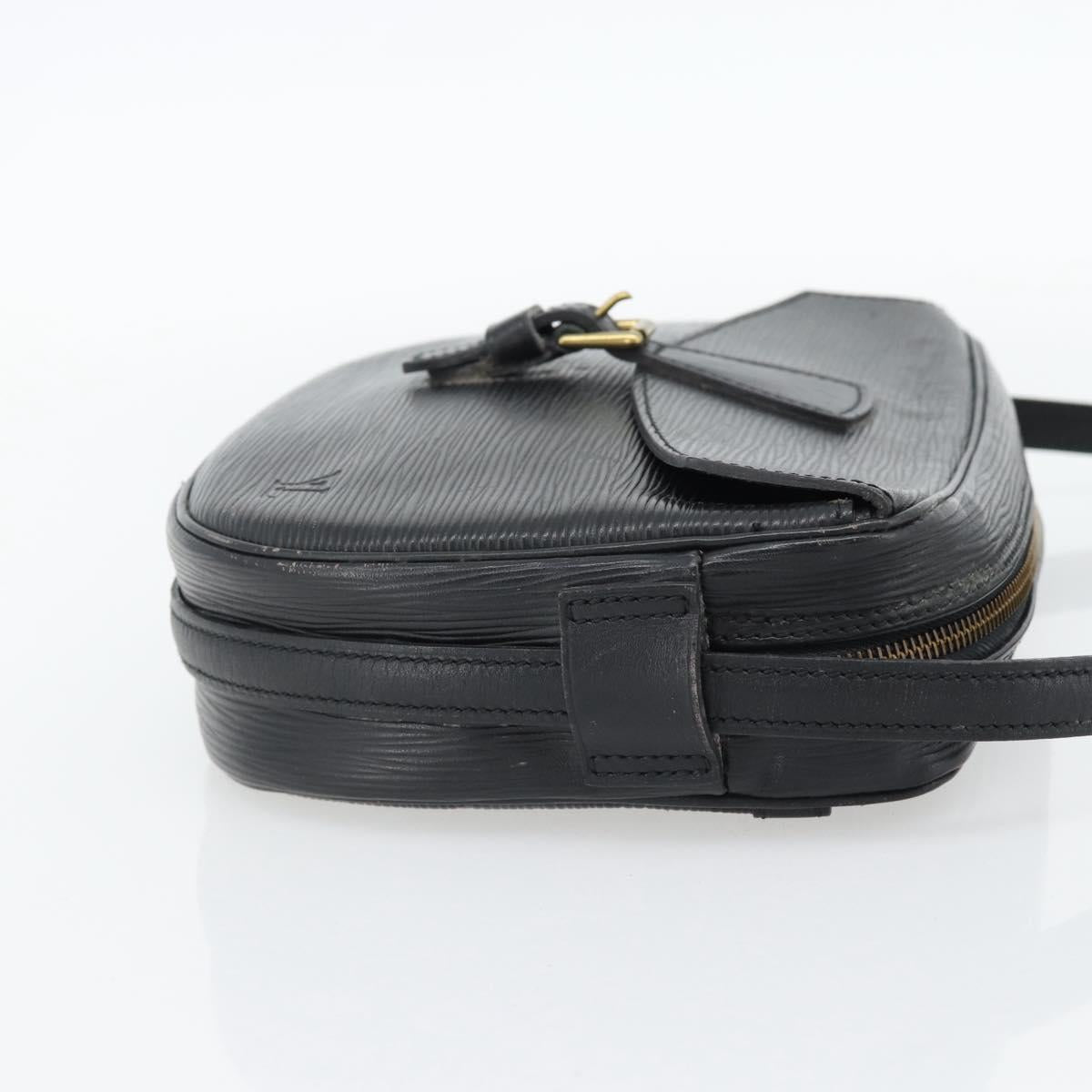 LOUIS VUITTON Epi Jeune Fille MM Shoulder Bag Black M52152 LV Auth 181701