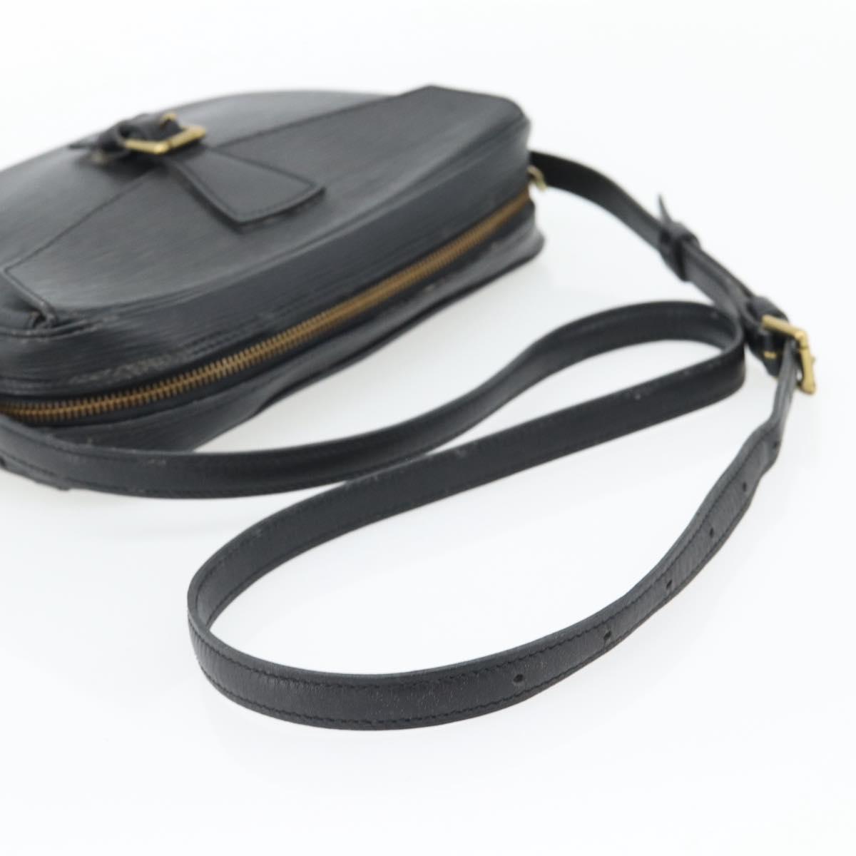 LOUIS VUITTON Epi Jeune Fille MM Shoulder Bag Black M52152 LV Auth 181701