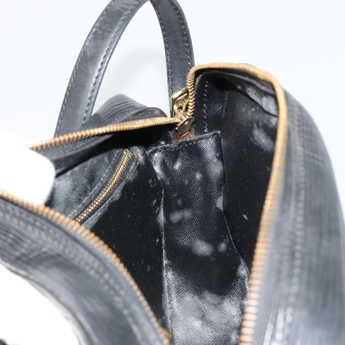 LOUIS VUITTON Epi Jeune Fille MM Shoulder Bag Black M52152 LV Auth 181750