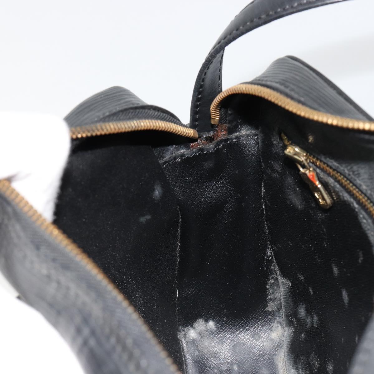 LOUIS VUITTON Epi Jeune Fille MM Shoulder Bag Black M52152 LV Auth 181750