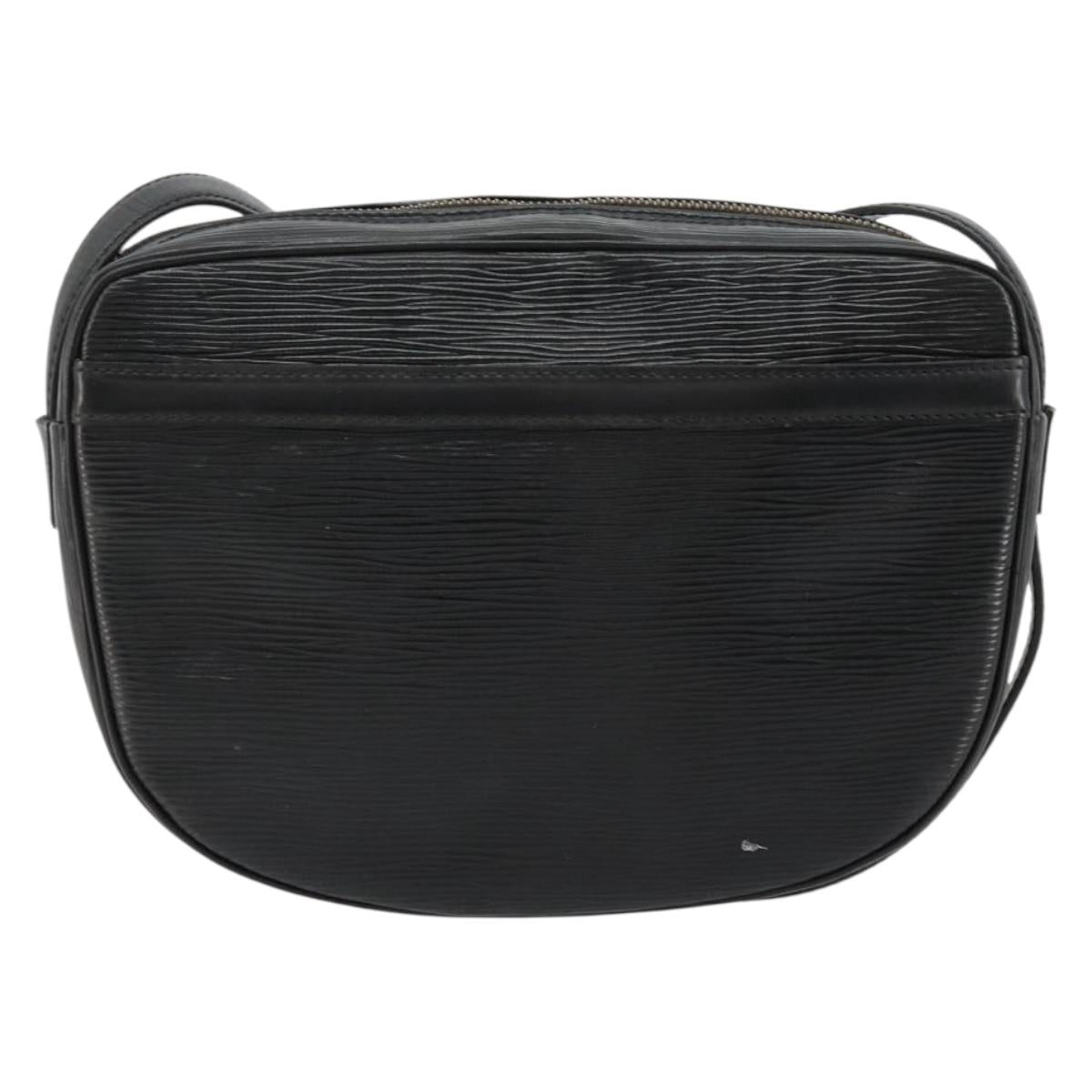 LOUIS VUITTON Epi Jeune Fille MM Shoulder Bag Black M52152 LV Auth 181750