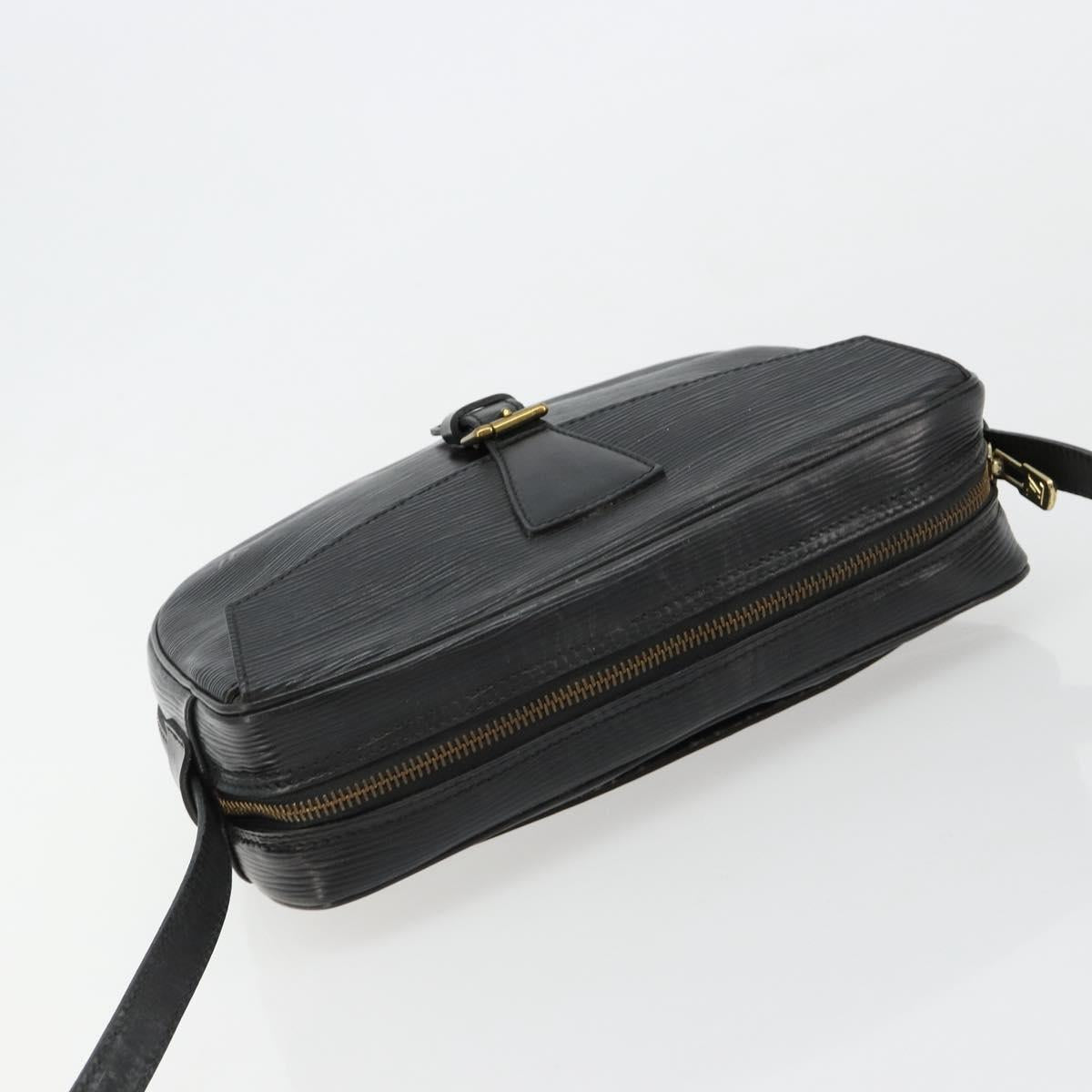 LOUIS VUITTON Epi Jeune Fille MM Shoulder Bag Black M52152 LV Auth 181750