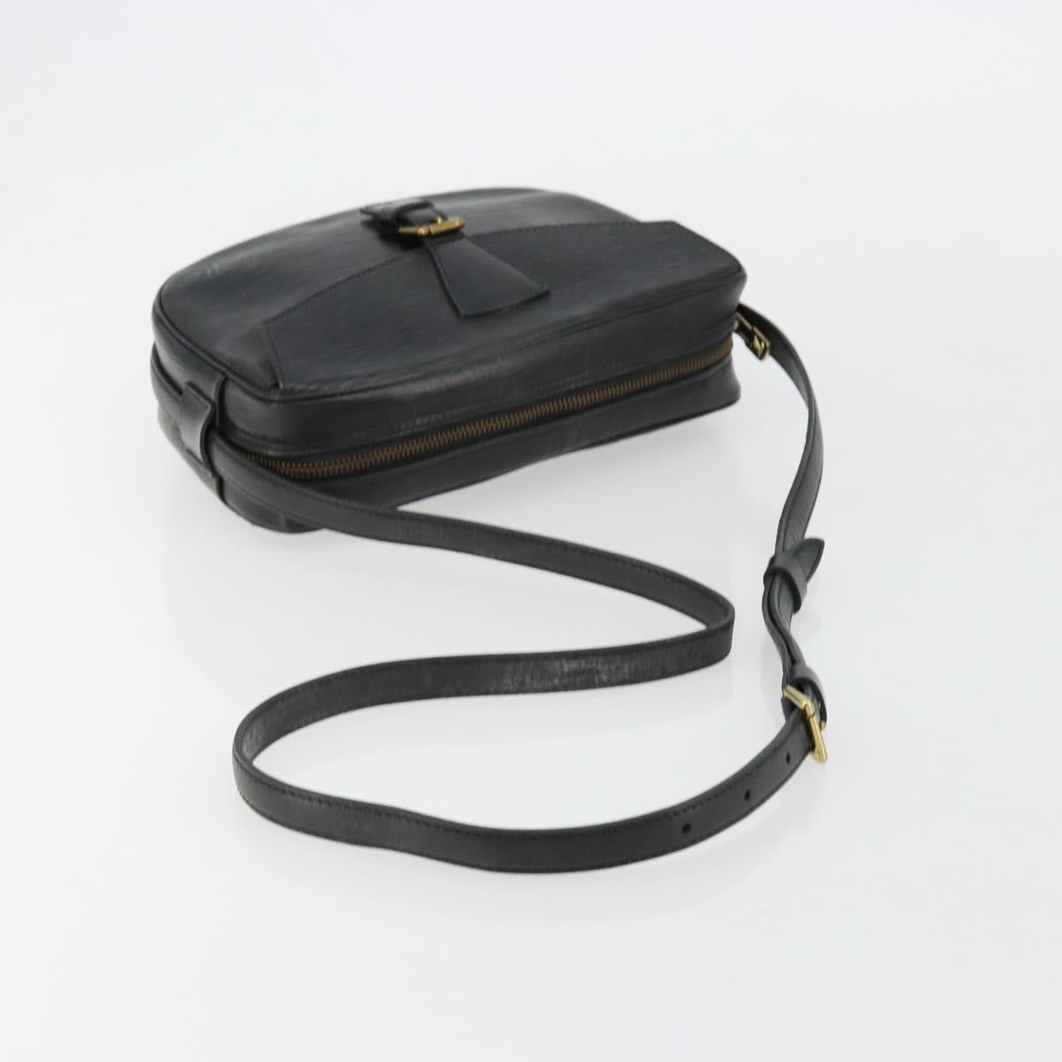 LOUIS VUITTON Epi Jeune Fille MM Shoulder Bag Black M52152 LV Auth 181750