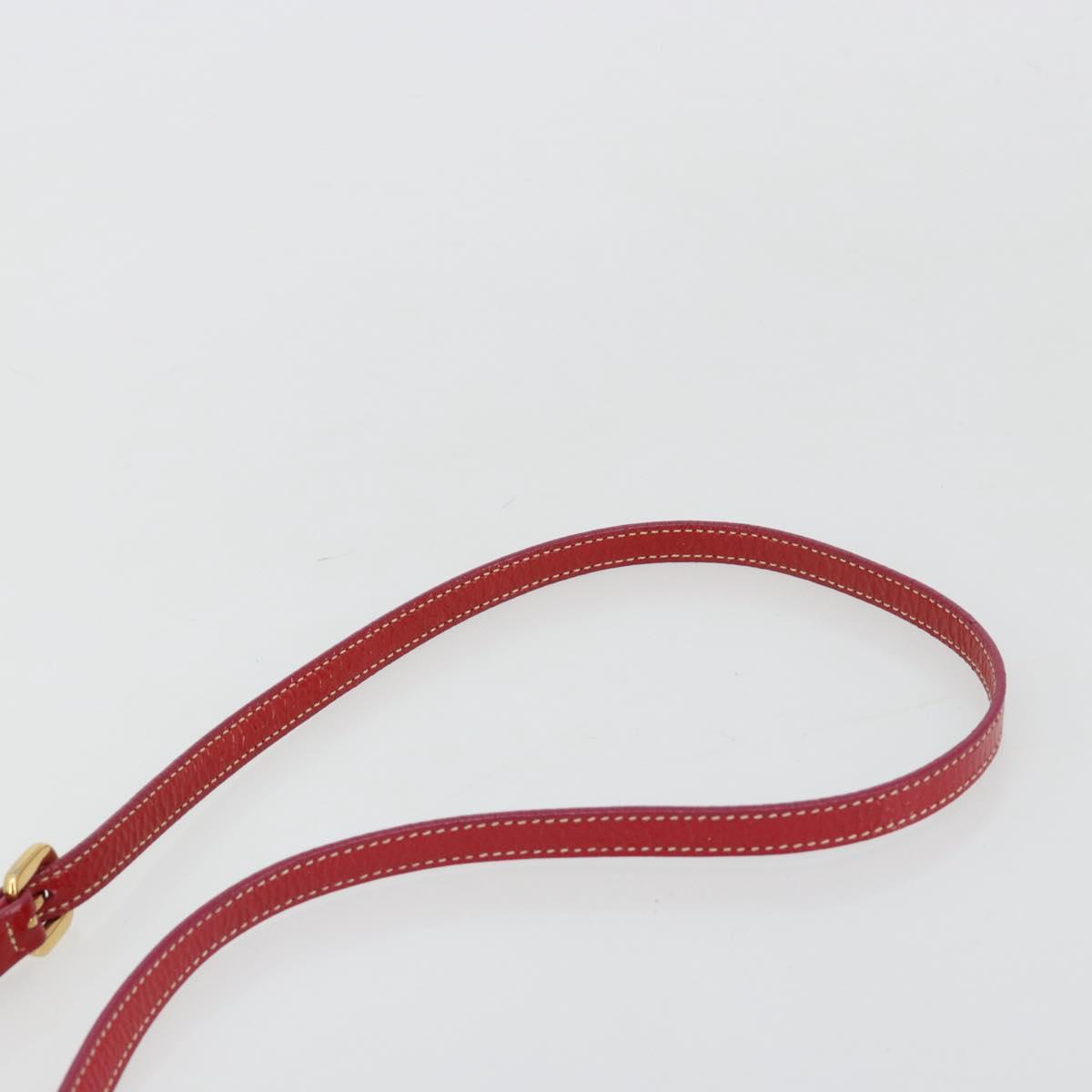 PRADA Shoulder Bag Nylon Pink Gold Auth 181758