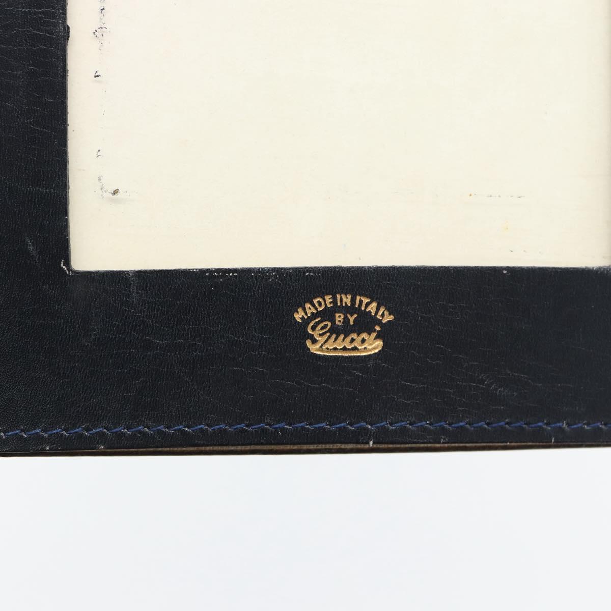 GUCCI GG Supreme Picture Frames PVC Navy Auth 181781