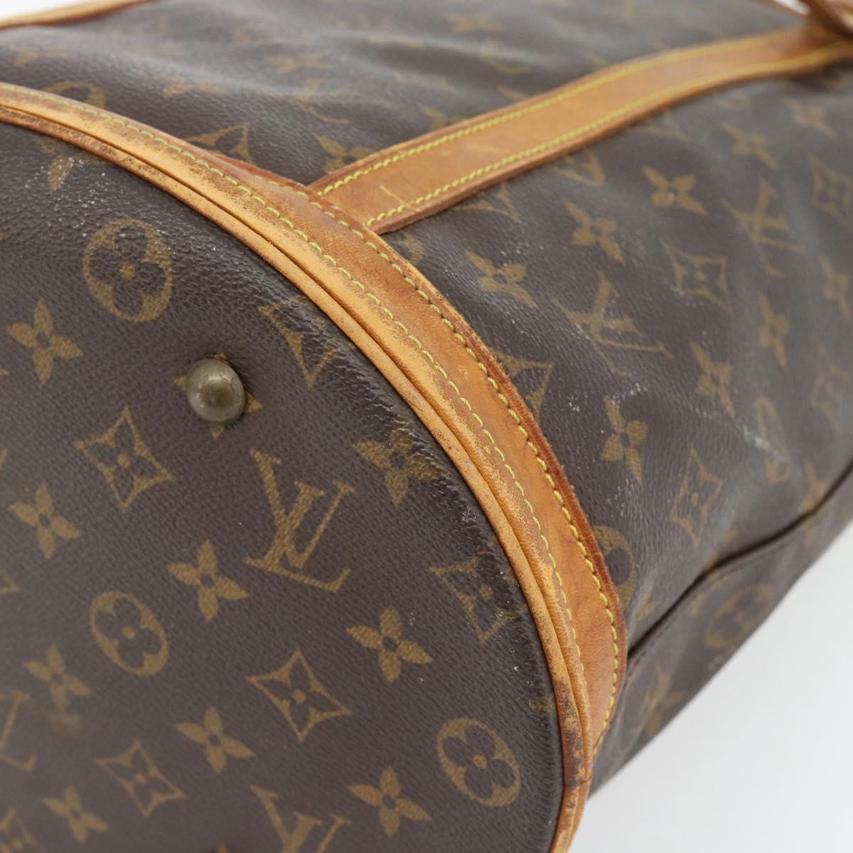 LOUIS VUITTON Monogram Bucket GM Shoulder Bag M42236 LV Auth 181791