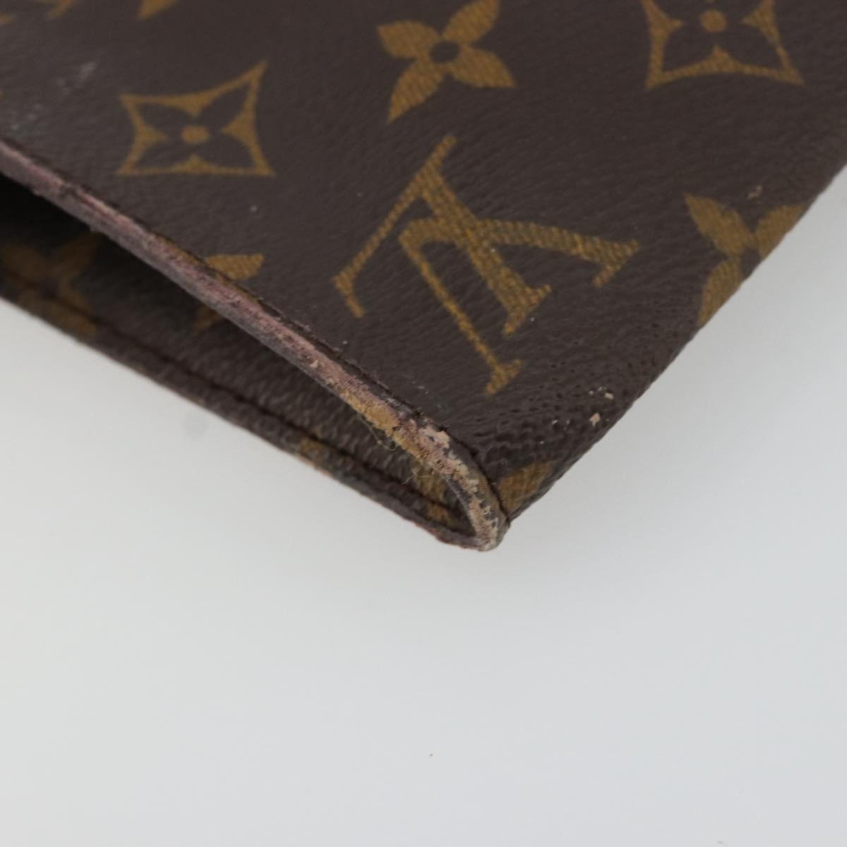 LOUIS VUITTON Monogram Bucket GM Accessory Pouch LV Auth 181792