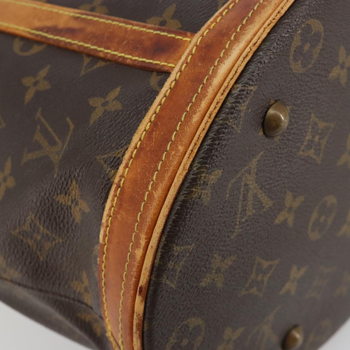 LOUIS VUITTON Monogram Bucket GM Shoulder Bag M42236 LV Auth 181806