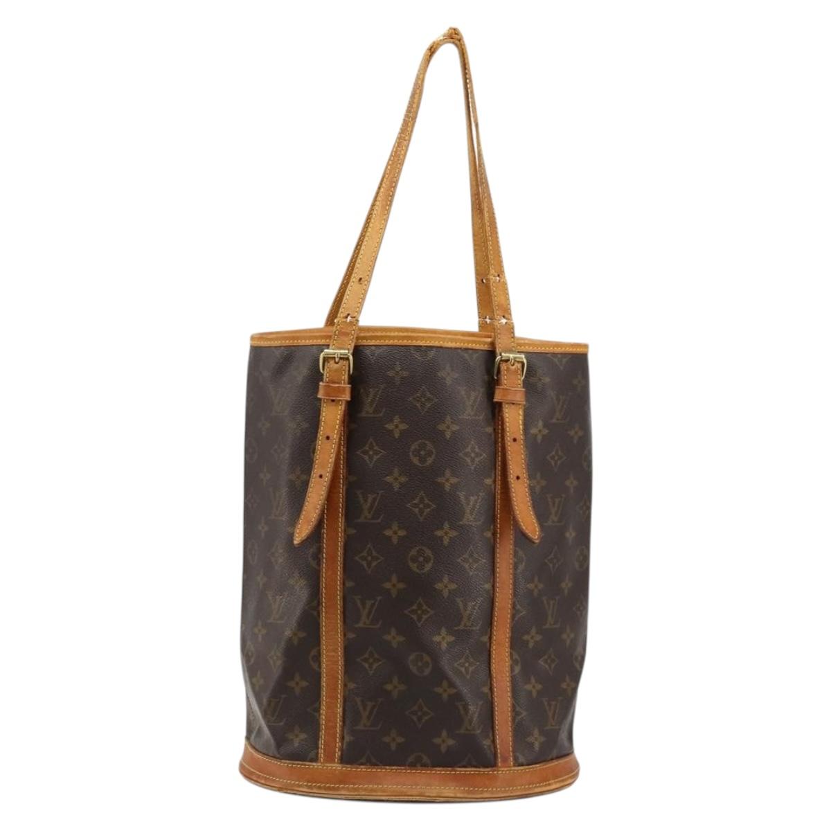 LOUIS VUITTON Monogram Bucket GM Shoulder Bag M42236 LV Auth 181806