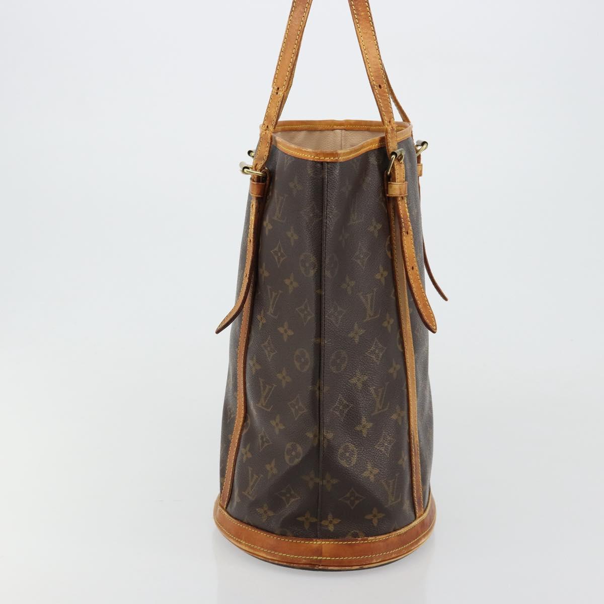 LOUIS VUITTON Monogram Bucket GM Shoulder Bag M42236 LV Auth 181806
