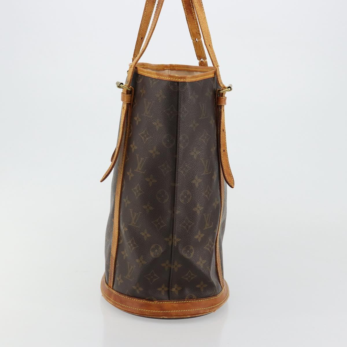LOUIS VUITTON Monogram Bucket GM Shoulder Bag M42236 LV Auth 181806