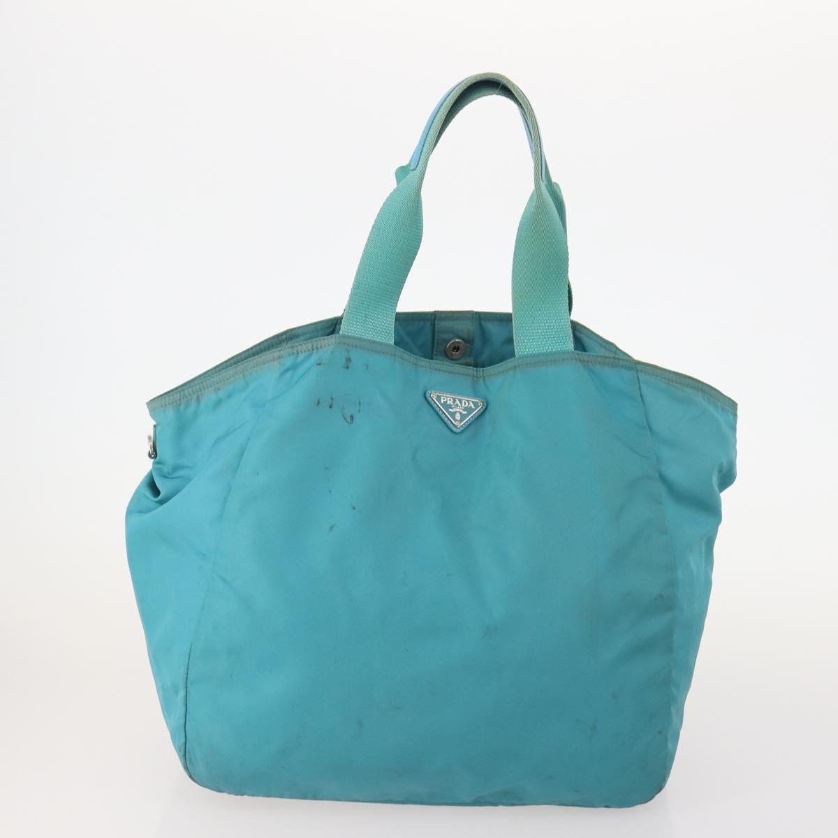 PRADA Shoulder Bag Nylon 4 Set Red Pink Light blue Auth 181808