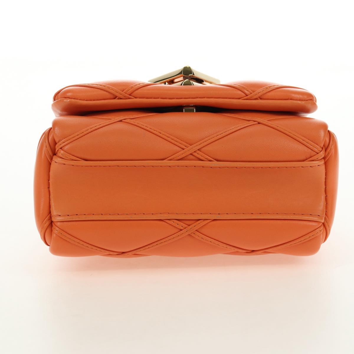 LOUIS VUITTON Maltage Line PicoGo 14 Bag Leather Volcano Orange LV Auth 181833SM