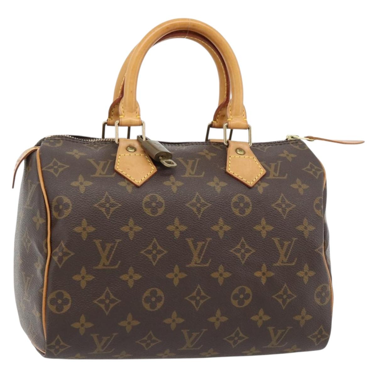 LOUIS VUITTON Monogram Speedy 25 Hand Bag M41528 LV Auth 181845SAV