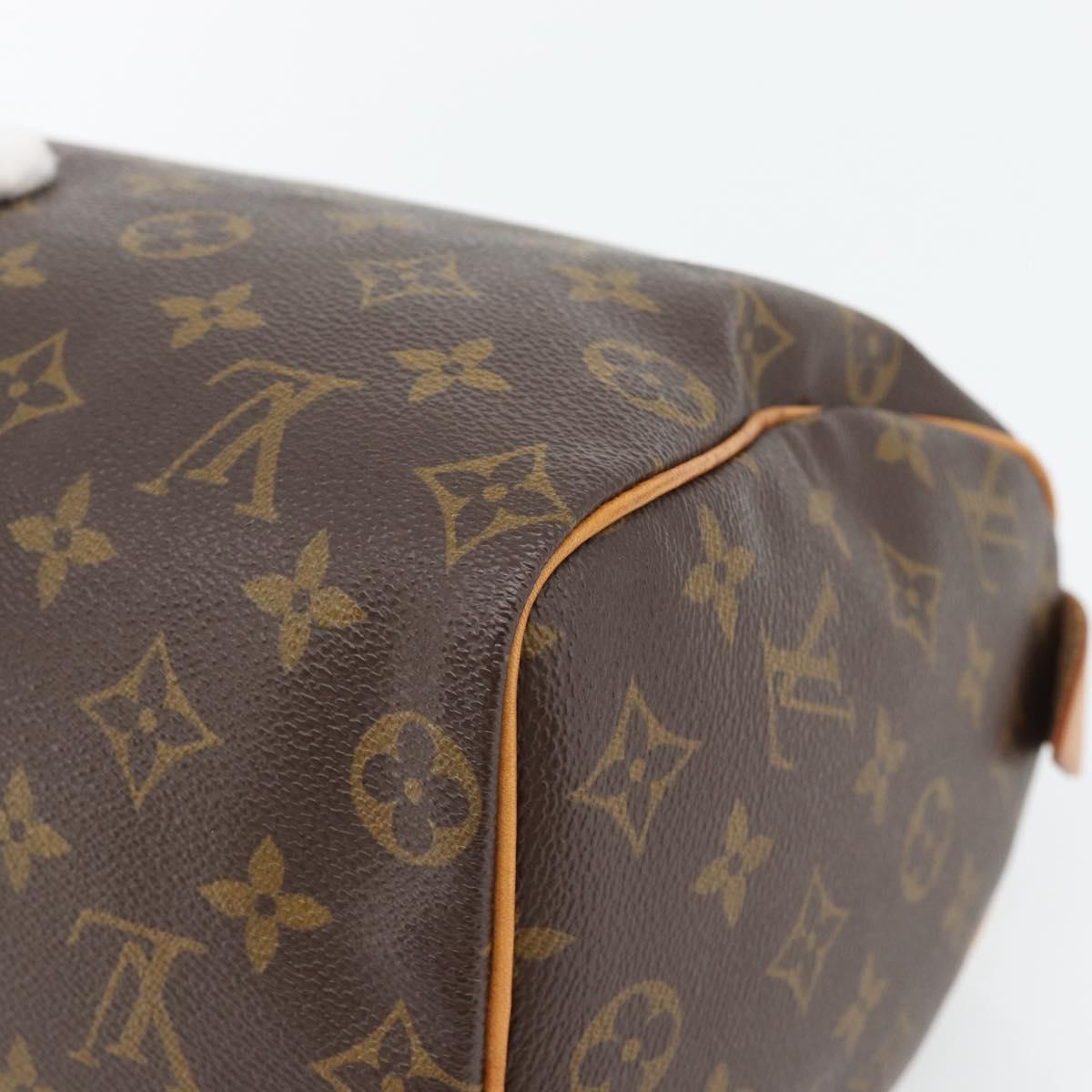 LOUIS VUITTON Monogram Speedy 25 Hand Bag M41528 LV Auth 181845SAV