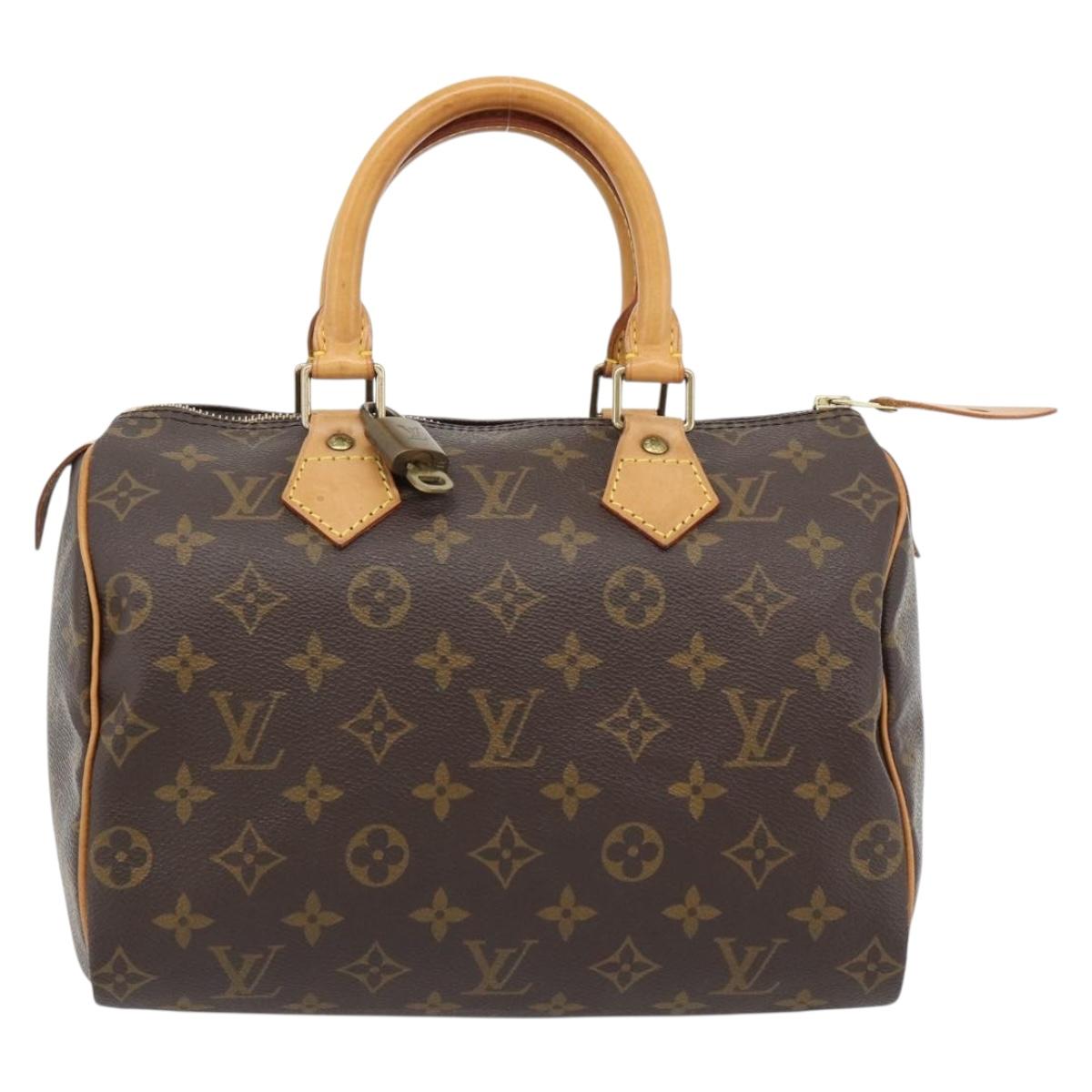LOUIS VUITTON Monogram Speedy 25 Hand Bag M41528 LV Auth 181845SAV