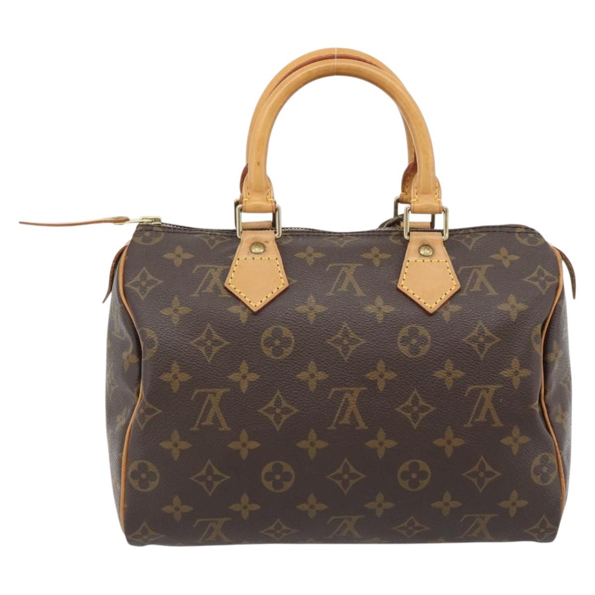 LOUIS VUITTON Monogram Speedy 25 Hand Bag M41528 LV Auth 181845SAV