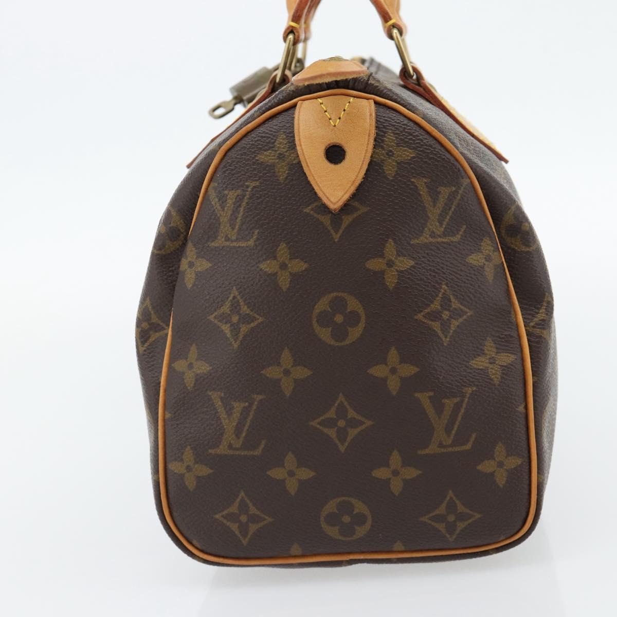 LOUIS VUITTON Monogram Speedy 25 Hand Bag M41528 LV Auth 181845SAV