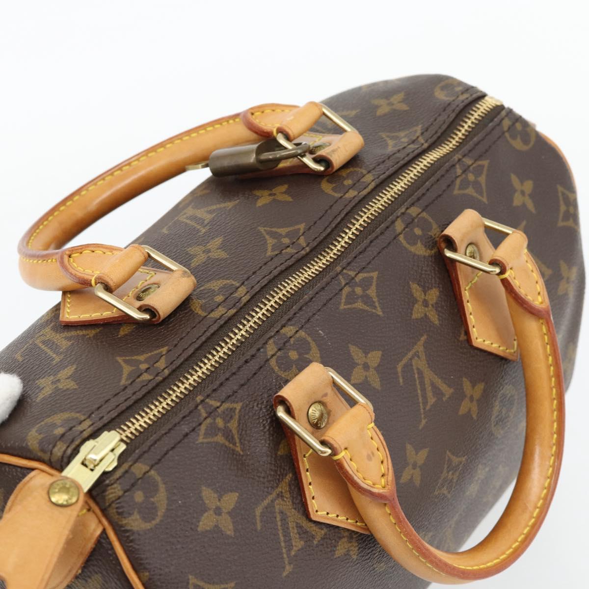 LOUIS VUITTON Monogram Speedy 25 Hand Bag M41528 LV Auth 181845SAV