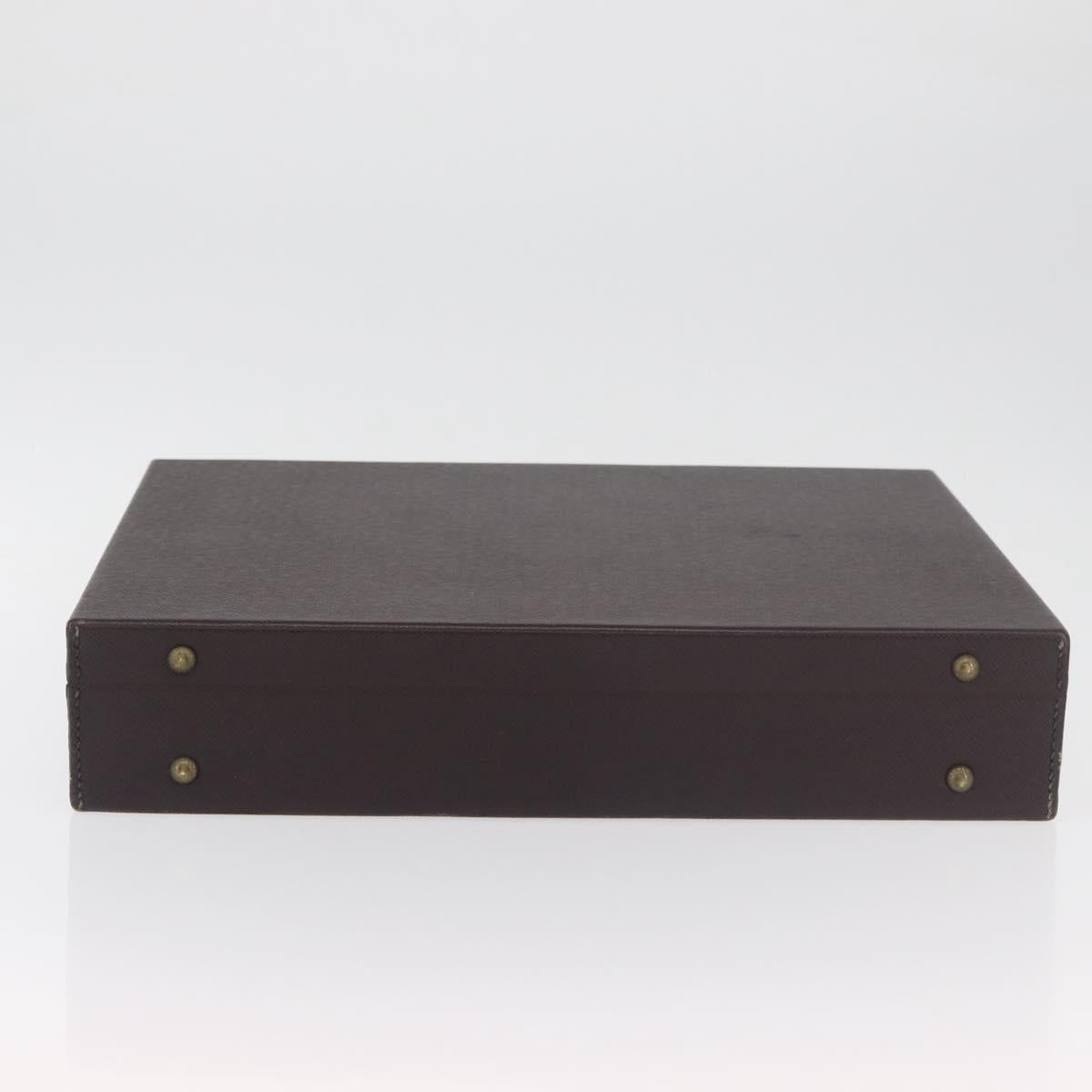 LOUIS VUITTON Taiga President Briefcase Acajou M30006 LV Auth 181846