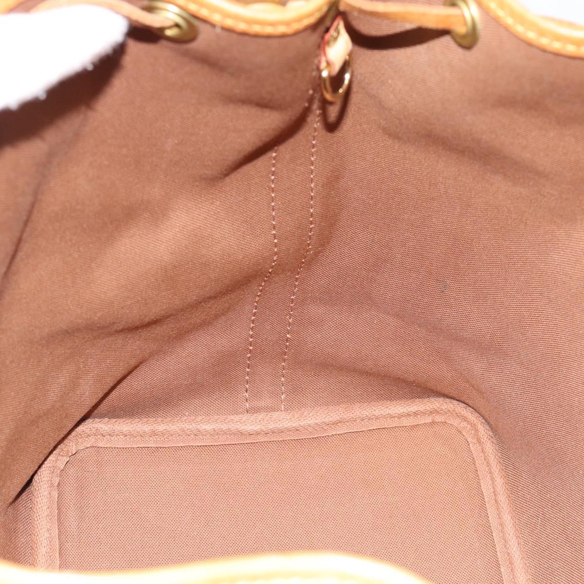LOUIS VUITTON Monogram Petit Noe Shoulder Bag M42226 LV Auth 181855SAV