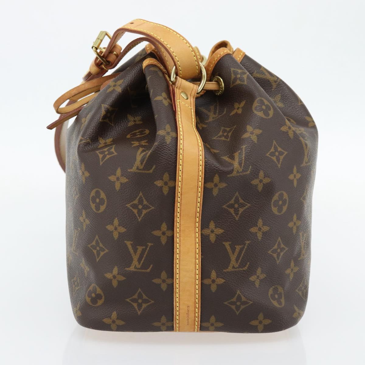 LOUIS VUITTON Monogram Petit Noe Shoulder Bag M42226 LV Auth 181855SAV