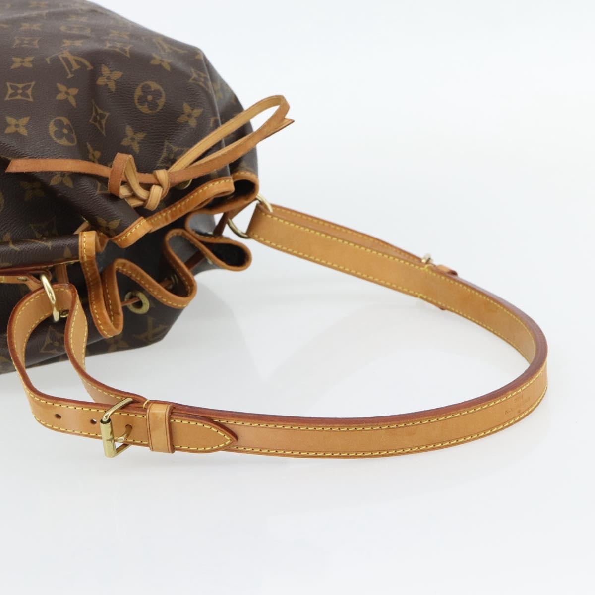 LOUIS VUITTON Monogram Petit Noe Shoulder Bag M42226 LV Auth 181855SAV