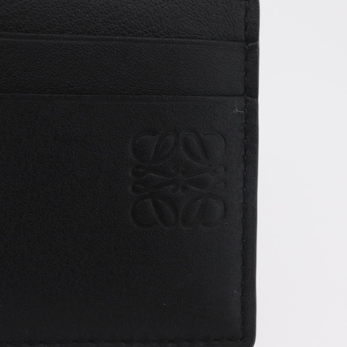 LOEWE Studio Ghibli Collaboration KAONASHI Card Case Leather Black Auth 181877SM