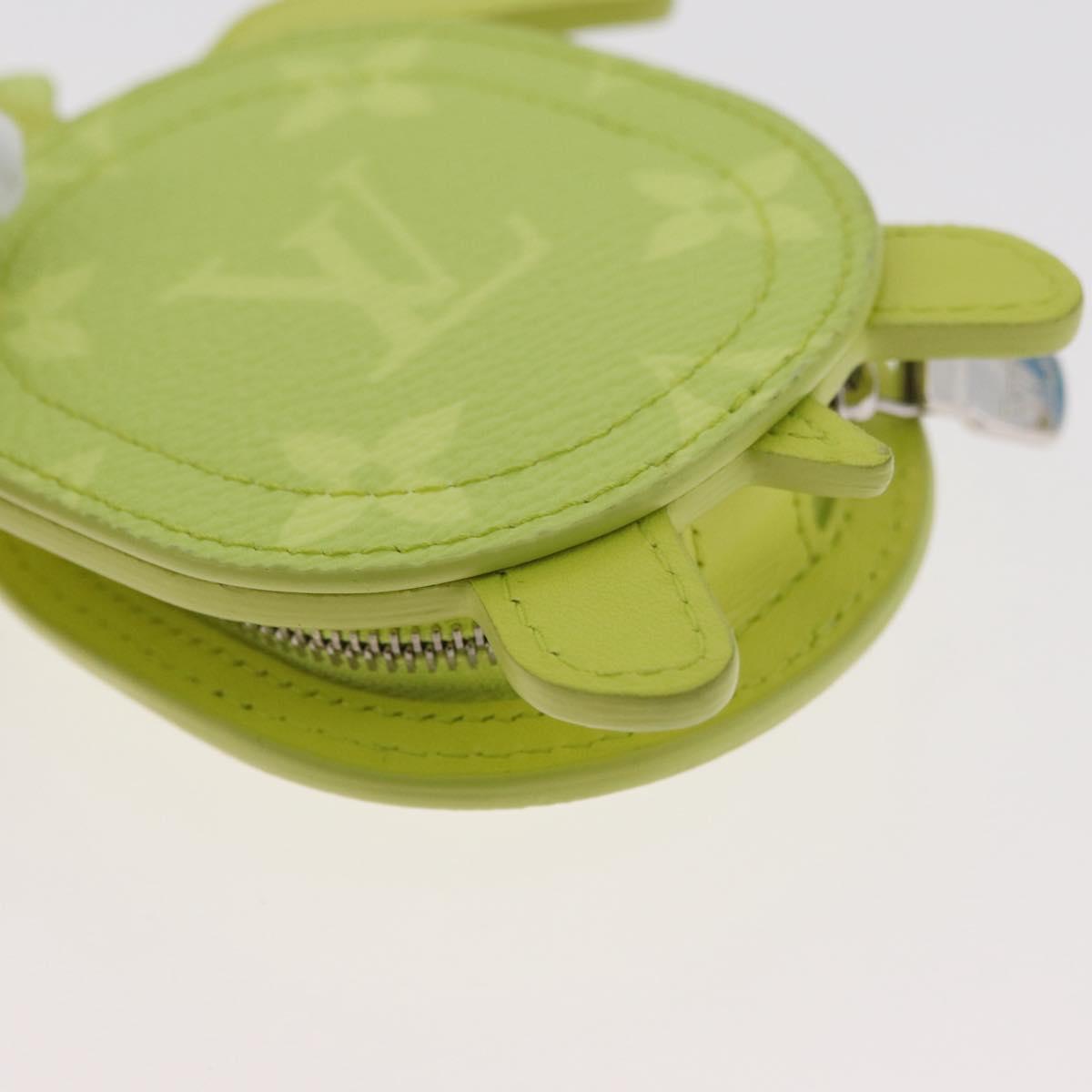 LOUIS VUITTON LV Turtle Bag Charm Leather Yellow M02526 LV Auth 181882SM