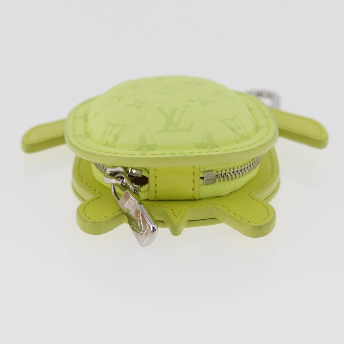LOUIS VUITTON LV Turtle Bag Charm Leather Yellow M02526 LV Auth 181882SM
