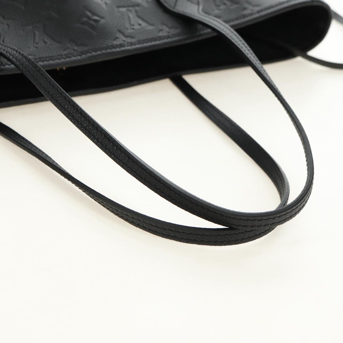 LOUIS VUITTON Empreinte Neverfull MM Tote Bag Black M13675 LV Auth 181918SAM