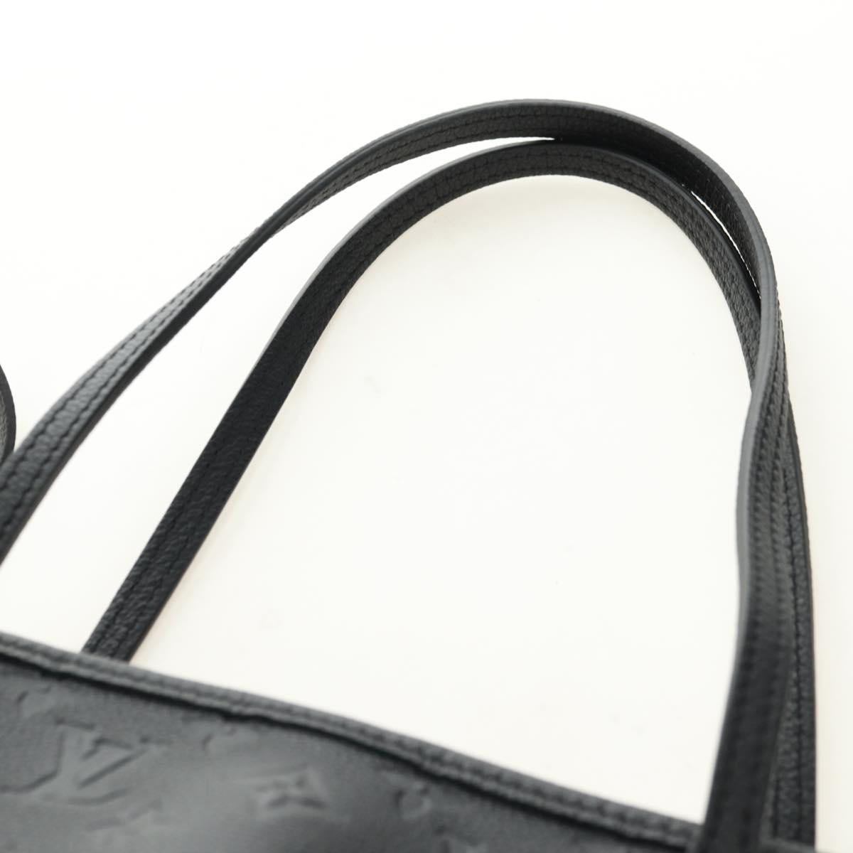 LOUIS VUITTON Empreinte Neverfull MM Tote Bag Black M13675 LV Auth 181918SAM