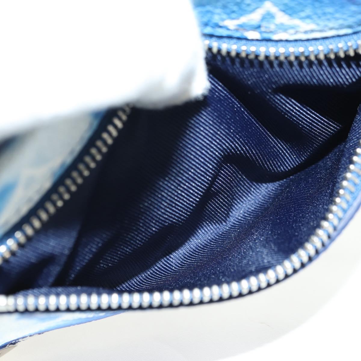 LOUIS VUITTON Monogram Bandana Mini Soft Trunk Bag Blue M20557 LV Auth 181921SM