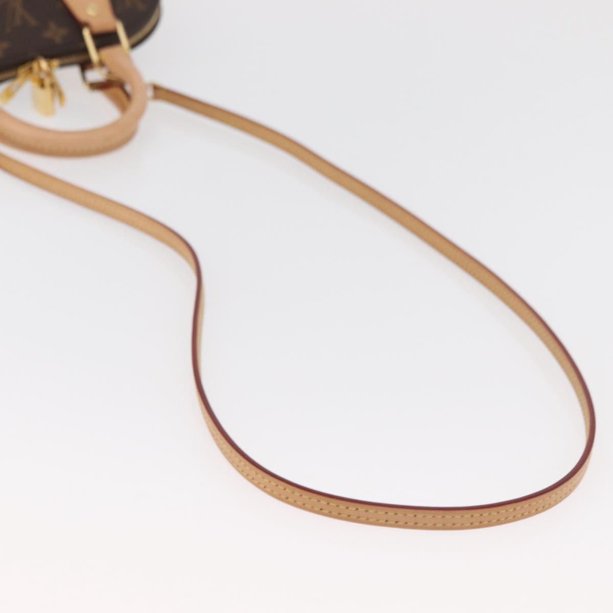 LOUIS VUITTON Monogram Alma BB Hand Bag 2way M53152 LV Auth 181944V