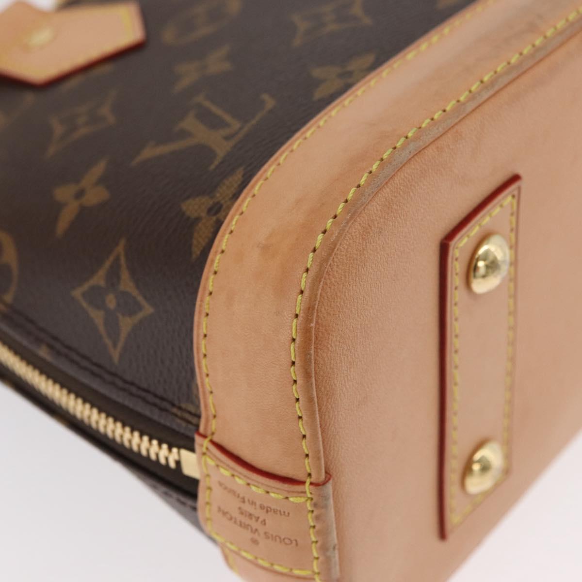 LOUIS VUITTON Monogram Alma BB Hand Bag 2way M53152 LV Auth 181944V
