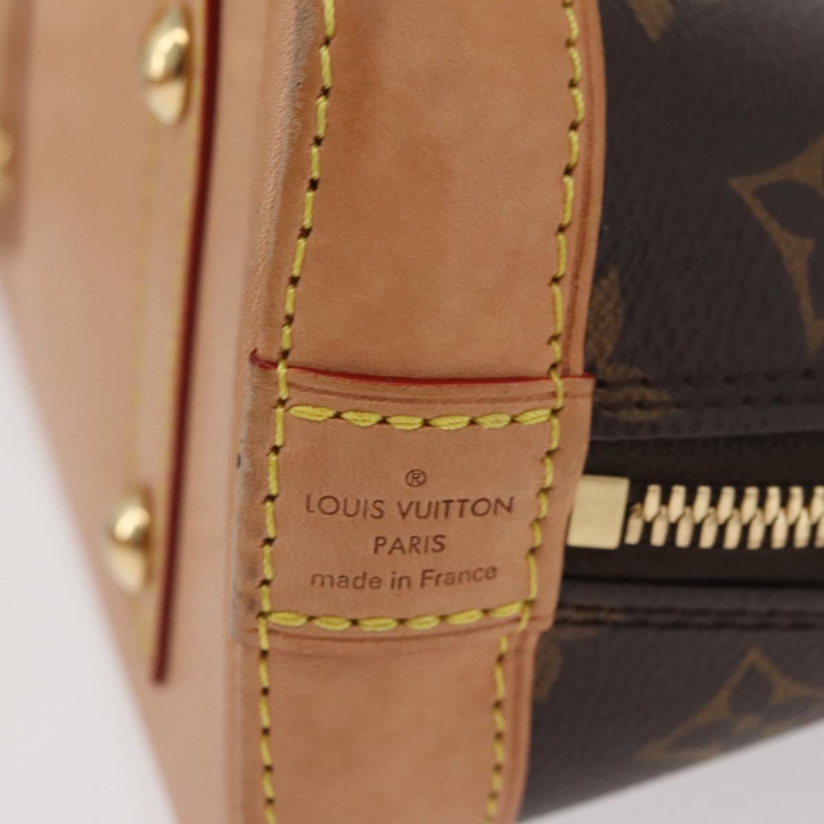 LOUIS VUITTON Monogram Alma BB Hand Bag 2way M53152 LV Auth 181944V