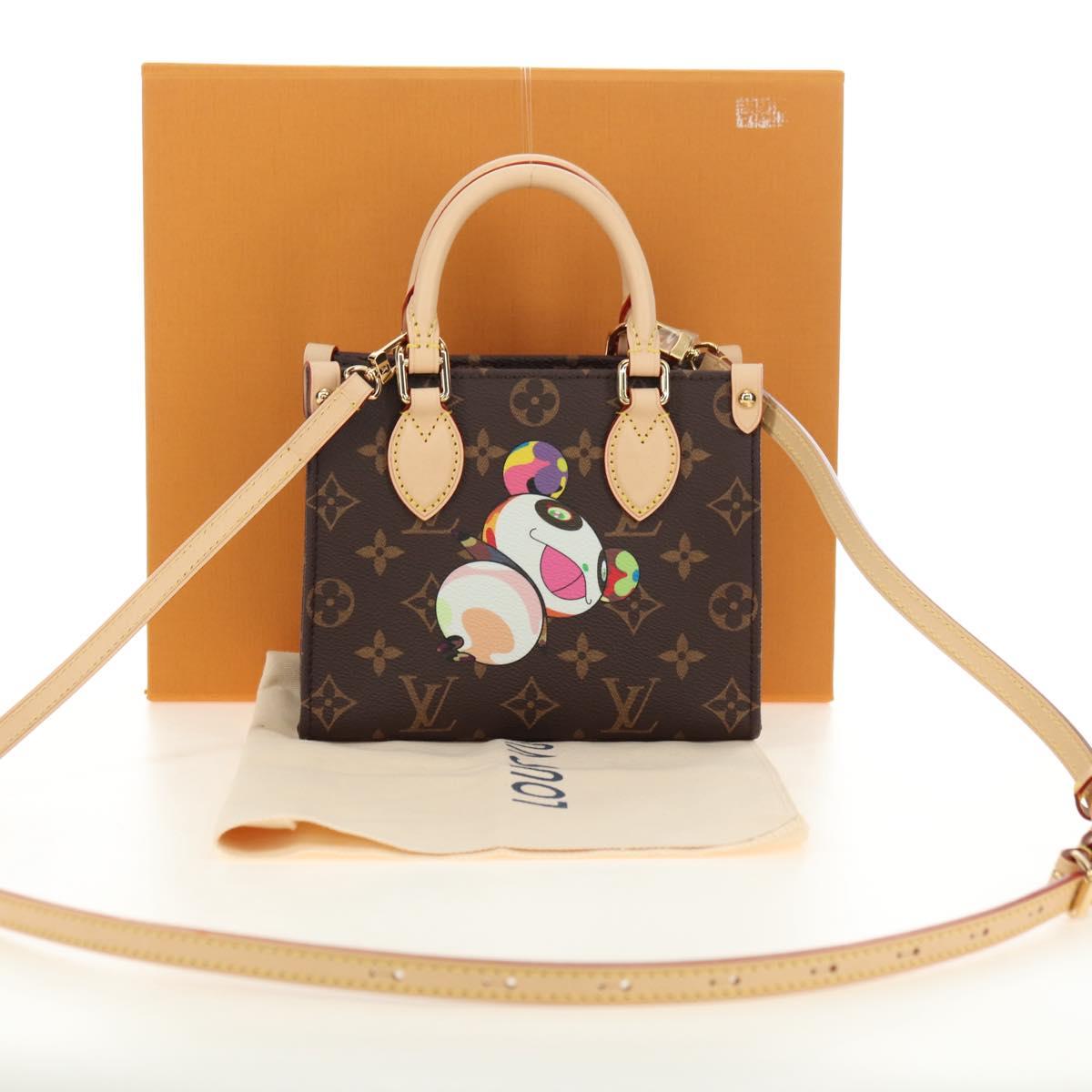 LOUIS VUITTON Monogram Panda On The Go Trunk BB Hand Bag M13668 Auth 181957SAM