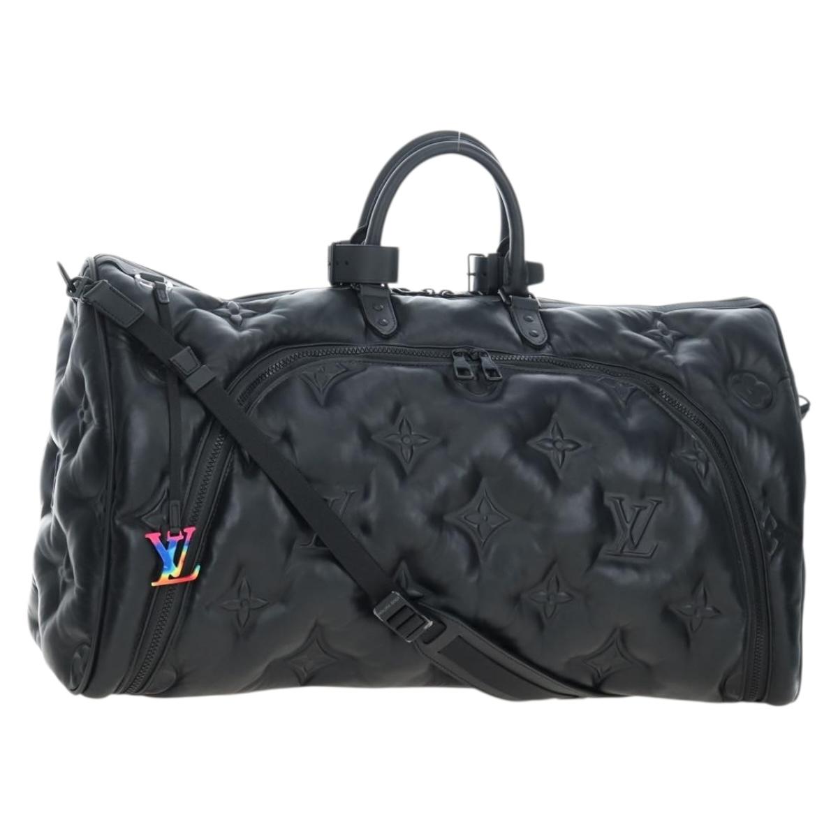 LOUIS VUITTON Monogram Keepall Bandouliere 60 Boston Bag M41412 LV Auth 181960SM
