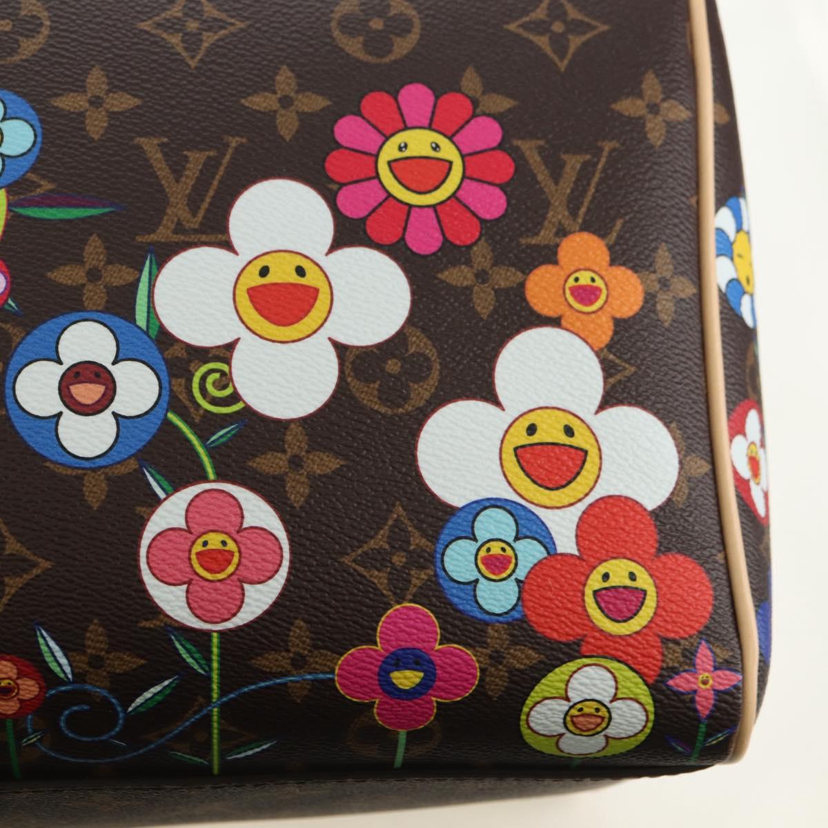 LOUIS VUITTON Takashi Murakami Keepall Bandouliere 45 Bag M14182 Auth 181961SM