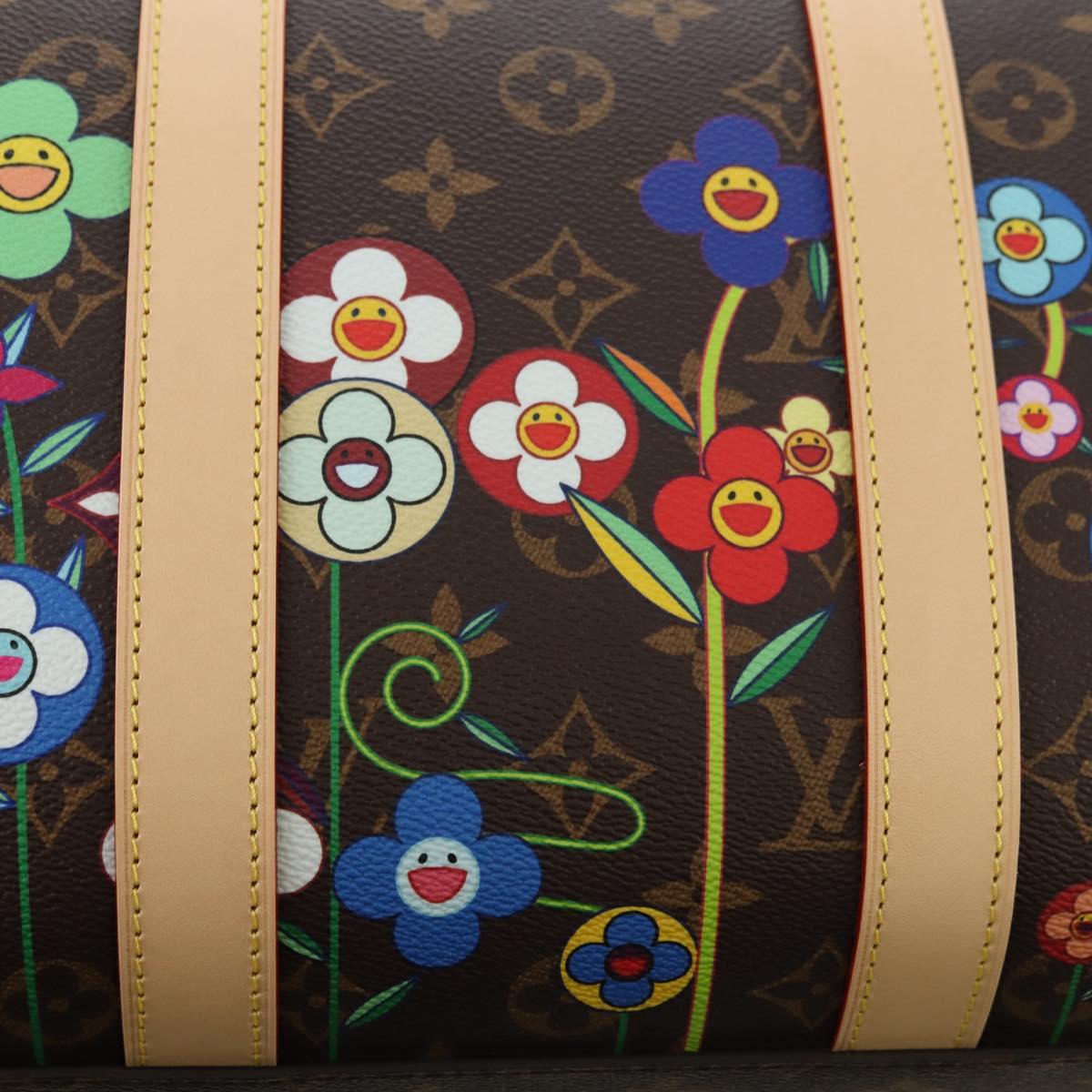 LOUIS VUITTON Takashi Murakami Keepall Bandouliere 45 Bag M14182 Auth 181961SM