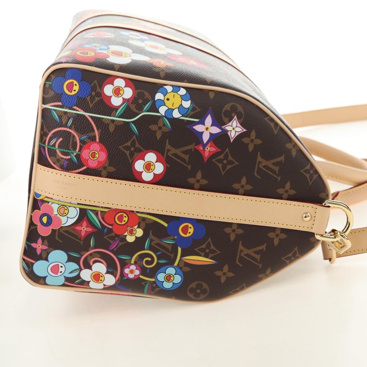 LOUIS VUITTON Takashi Murakami Keepall Bandouliere 45 Bag M14182 Auth 181961SM