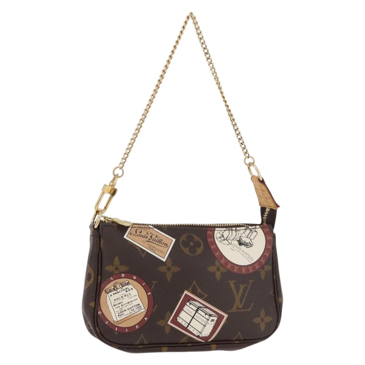 LOUIS VUITTON Monogram Patch Mini Pochette Accessoires Pouch M95804 Auth 181966V