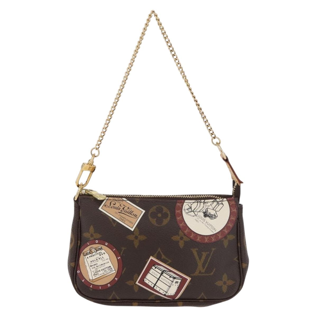 LOUIS VUITTON Monogram Patch Mini Pochette Accessoires Pouch M95804 Auth 181966V