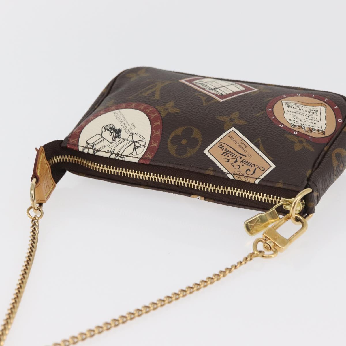 LOUIS VUITTON Monogram Patch Mini Pochette Accessoires Pouch M95804 Auth 181966V